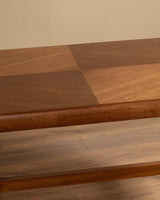 Luigi Scremin Sculptural Wood Dining Table, Italy, 1930s