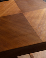 Luigi Scremin Sculptural Wood Dining Table, Italy, 1930s