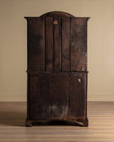 19th Century Danish Oak 2 Piece Secretary Cabinet - Lone Fox