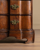 19th Century Danish Oak 2 Piece Secretary Cabinet - Lone Fox