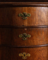 19th Century Danish Oak 2 Piece Secretary Cabinet - Lone Fox