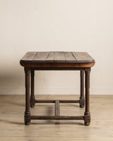 19th Century Italian Farmhouse Plank Top Dining Table - Lone Fox