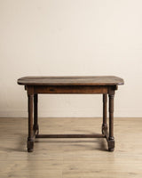 19th Century Italian Farmhouse Plank Top Dining Table - Lone Fox