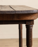 19th Century Italian Farmhouse Plank Top Dining Table - Lone Fox