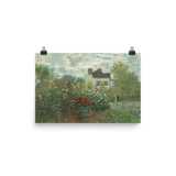 "A Corner of the Garden with Dahlias" Art Print - Lone Fox