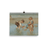 "A Day At The Beach" Art Print - Lone Fox