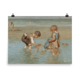 "A Day At The Beach" Art Print - Lone Fox