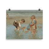 "A Day At The Beach" Art Print - Lone Fox