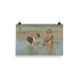 "A Day At The Beach" Art Print - Lone Fox