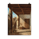 "A Sunlit Passage" Art Print - Lone Fox