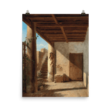 "A Sunlit Passage" Art Print - Lone Fox