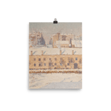 "A Winter Scene" Art Print - Lone Fox