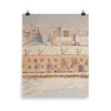 "A Winter Scene" Art Print - Lone Fox