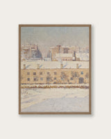 "A Winter Scene" Art Print - Lone Fox