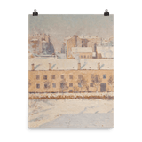 "A Winter Scene" Art Print - Lone Fox