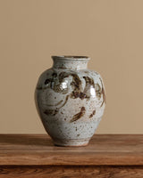 Abstract Painted Studio Pottery Large Vase, 1970s - Lone Fox