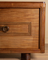 Art Deco Mahogany Sideboard Attributed to Gaston Poisson, France, 1940's - Lone Fox
