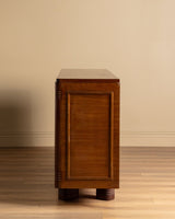Art Deco Mahogany Sideboard Attributed to Gaston Poisson, France, 1940's - Lone Fox