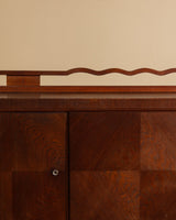 Art Deco Three-Door Oak Sideboard, France, 1940s - Lone Fox