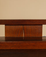 Art Deco Three-Door Oak Sideboard, France, 1940s - Lone Fox