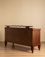 Art Deco Three-Door Oak Sideboard, France, 1940s - Lone Fox