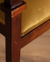 Austrian Secessionist Style Mahogany Settee, Vienna, 1920's - Lone Fox