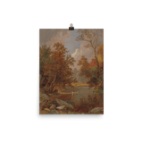 "Autumn on the River" Art Print - Lone Fox