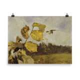 "Bird resting on branch" Art Print - Lone Fox