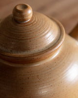 Bisque Speckled Stoneware Teapot, France, 1970s - Lone Fox