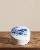 Blue and White Porcelain Ducks & Flowers Ink Box - Lone Fox