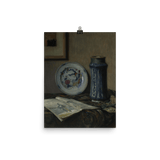 "Blue Ceramics" Art Print - Lone Fox