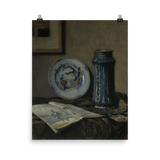 "Blue Ceramics" Art Print - Lone Fox