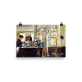 "Bon Bock Cafe" Art Print - Lone Fox