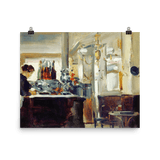 "Bon Bock Cafe" Art Print - Lone Fox