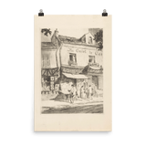 "Bookstore Au Singe qui lit in Paris" Art Print - Lone Fox