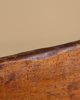 Carved Wood Scroll-Arm Bench, Belgium, Late 19th Century - Lone Fox