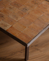Ceramic Tile & Metal Coffee Table by Roger Capron, France, 1960s - Lone Fox