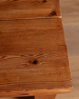 Danish Pine Square Coffee Table Manner of Jens Lyngsoe, 1970's - Lone Fox