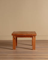 Danish Pine Square Coffee Table Manner of Jens Lyngsoe, 1970's - Lone Fox