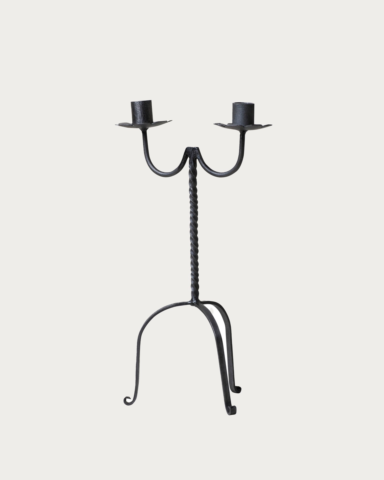 Double Taper Wrought Iron Candle Holder – Lone Fox