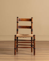Dutch Art Deco Oak Chairs and Table Set, Netherlands, 1930s - Lone Fox