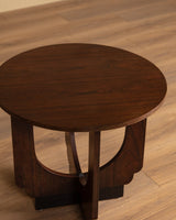 Dutch Art Deco Rosewood Veneer Side Table, Netherlands, 1930s - Lone Fox