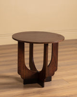 Dutch Art Deco Rosewood Veneer Side Table, Netherlands, 1930s - Lone Fox