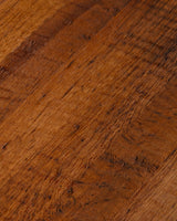 Dutch Brutalist Oak 42" Round Coffee Table, Netherlands, 1970s - Lone Fox