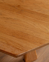 Dutch Oak Octagonal Coffee Table, 1970's - Lone Fox