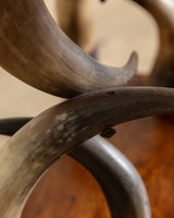 Early 20th Century Horn & Oak Accent Table - Lone Fox