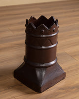 English Salt - Glazed Stoneware Chimney Pot, Late 19th Century - Lone Fox