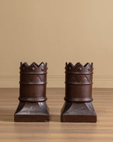 English Salt - Glazed Stoneware Chimney Pot, Late 19th Century - Lone Fox