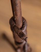 Forged Iron Sculptural Serpent Coat Stand, Italy, 1950's - Lone Fox