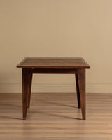 French Oak Tapered Leg Dining Table w/ Leaves, 1950's - Lone Fox